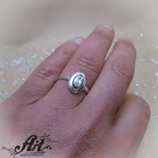 Сребърен дамски пръстен с цирконий R-911